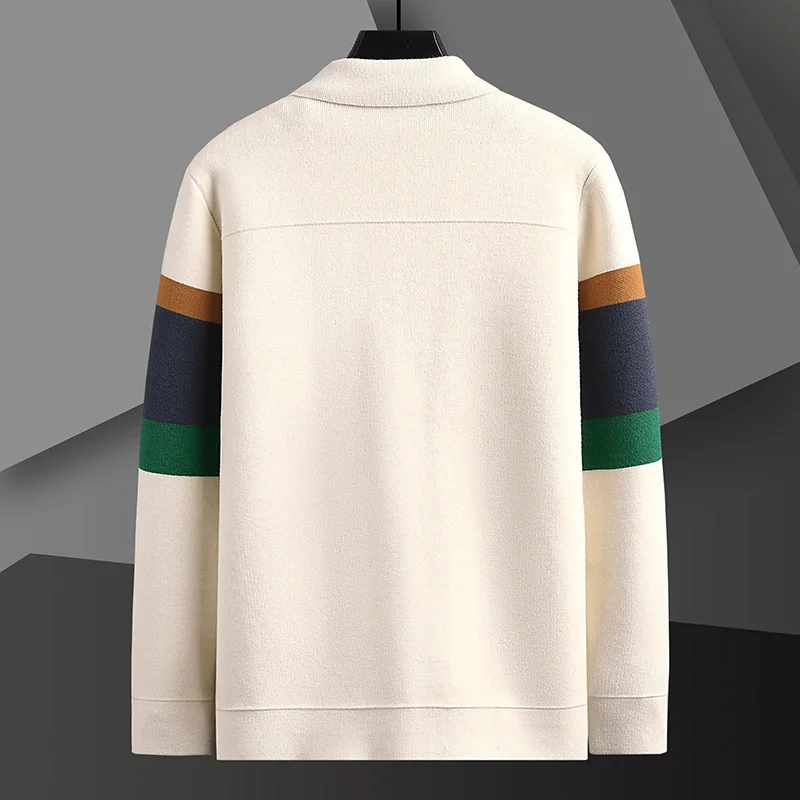 Fashion mantel kardigan rajut  - Men'S Fashion Zip Sweater ulasan dan harga