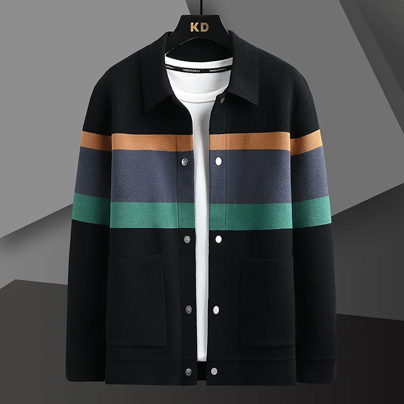 Fashion mantel kardigan rajut  - Men'S Fashion Zip Sweater ulasan dan harga