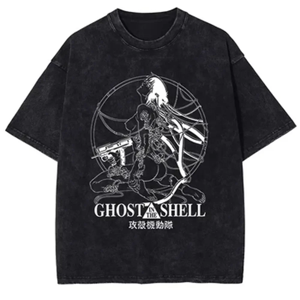 Kaos Grafis Manga Ghost in the - Graphic Tee Oversized ulasan dan harga