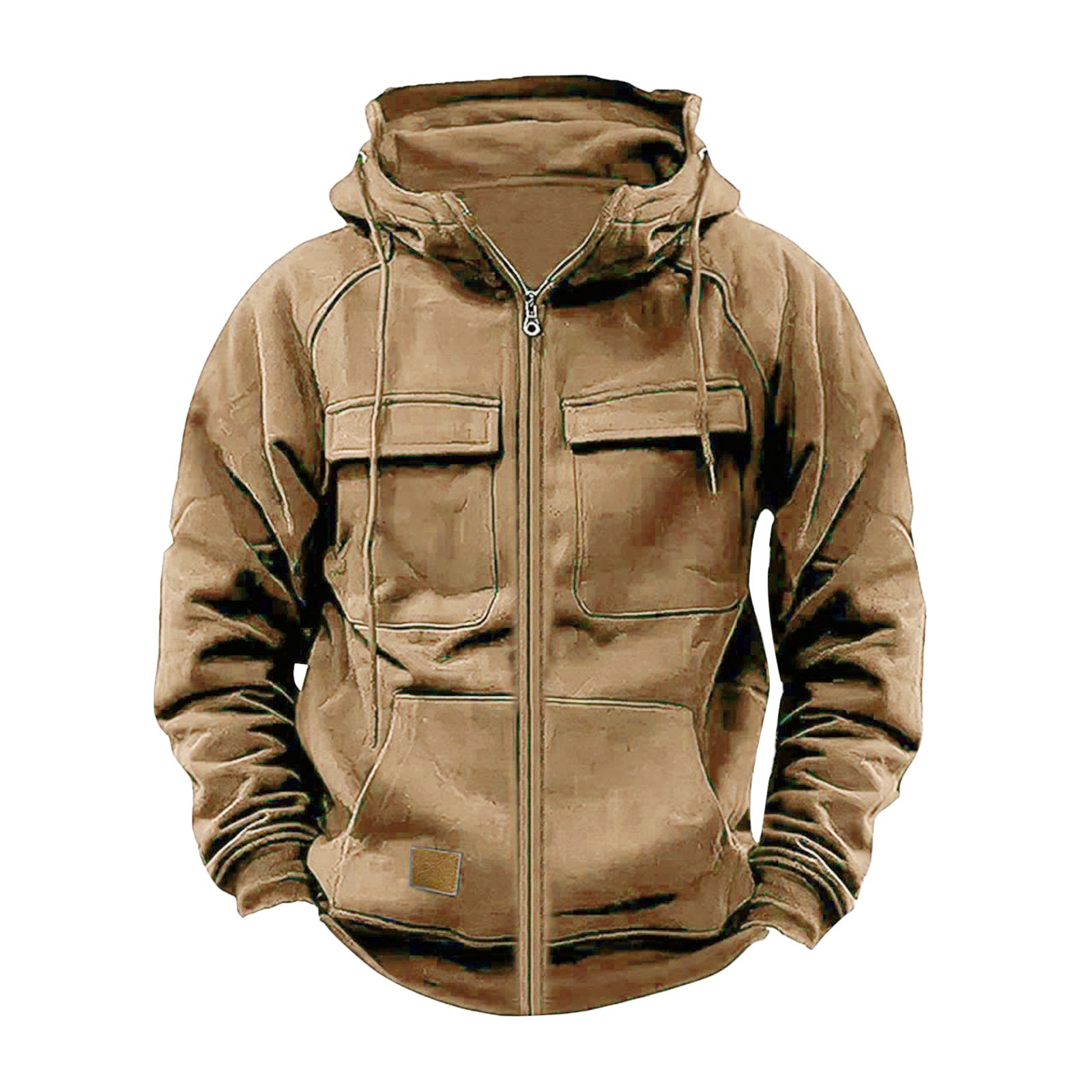 Kardigan Kasual Pria dengan Ri - Men'S Fashion Zip Sweater ulasan dan harga