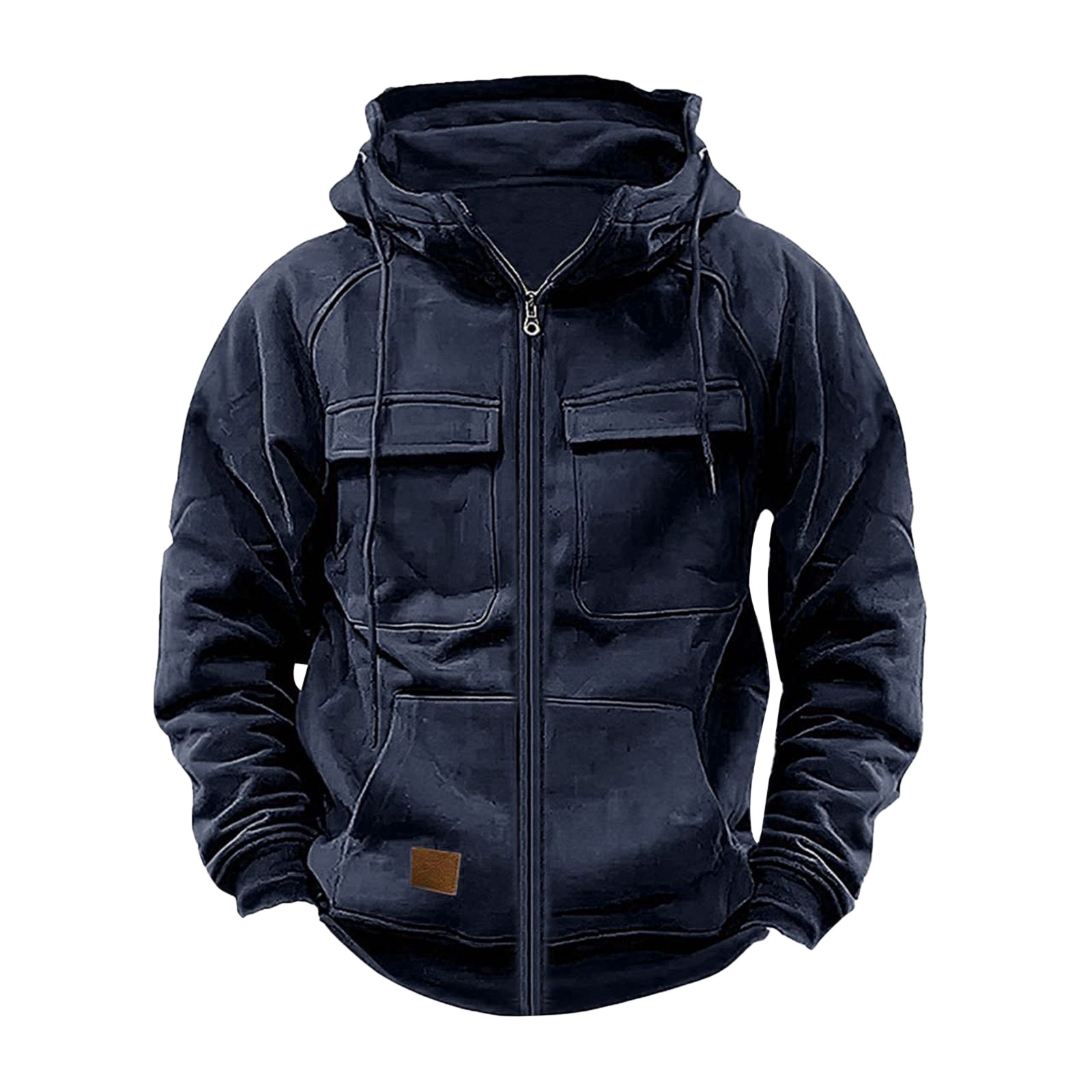 Kardigan Kasual Pria dengan Ri - Men'S Fashion Zip Sweater ulasan dan harga