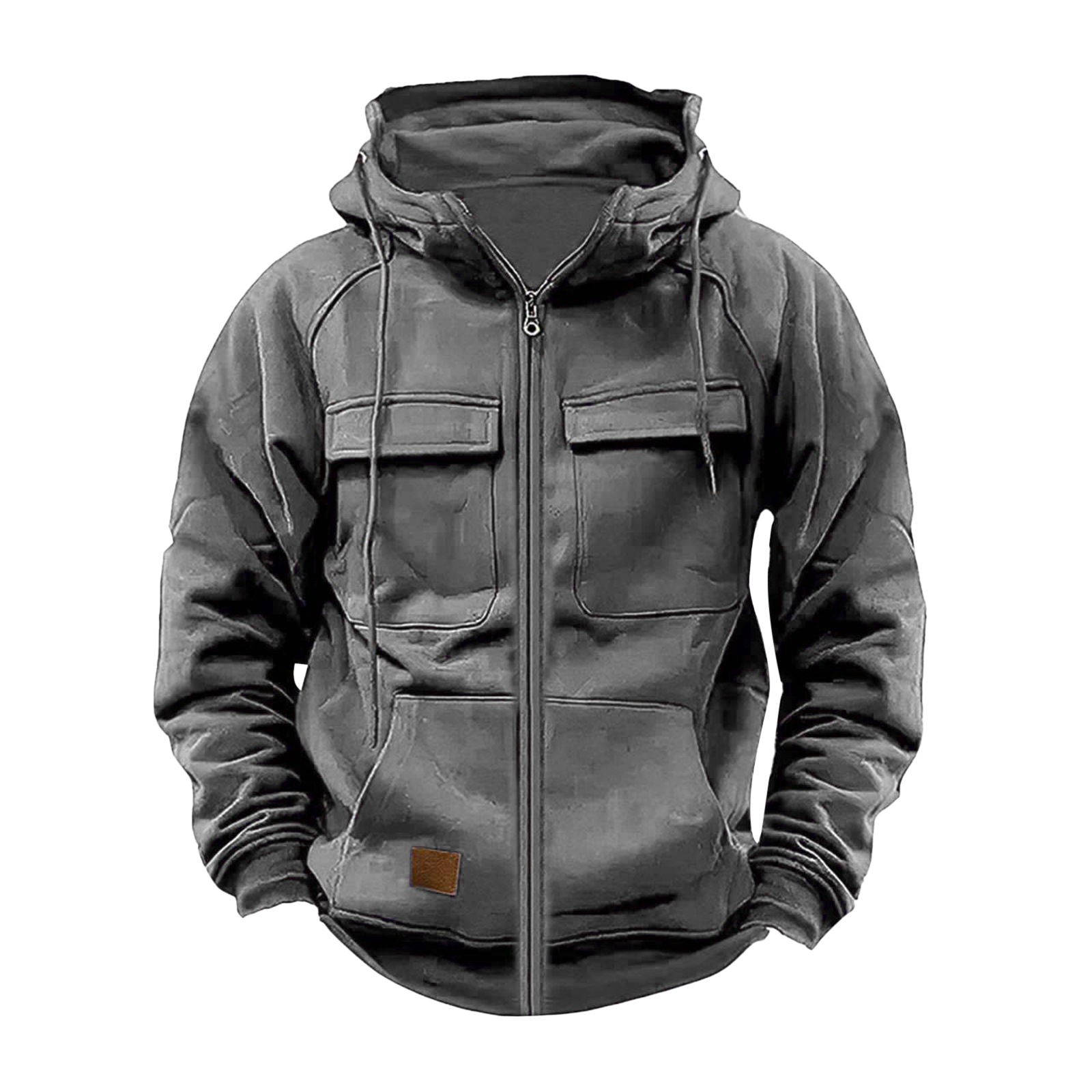 Kardigan Kasual Pria dengan Ri - Men'S Fashion Zip Sweater ulasan dan harga