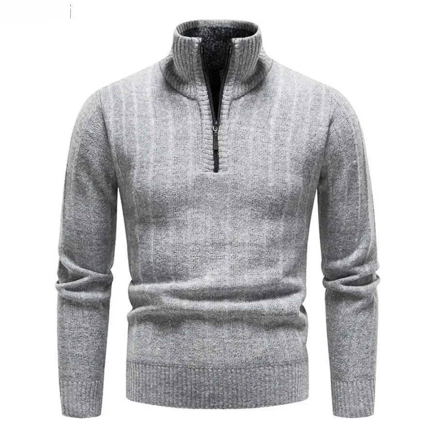 Sweater Pria Baru, Hangat, Mod - Men'S Fashion Zip Sweater ulasan dan harga