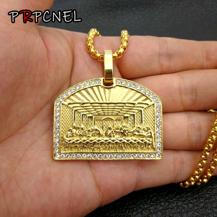 Kalung Liontin Hip Hop Last Di - Fashion Men Vogue ulasan dan harga