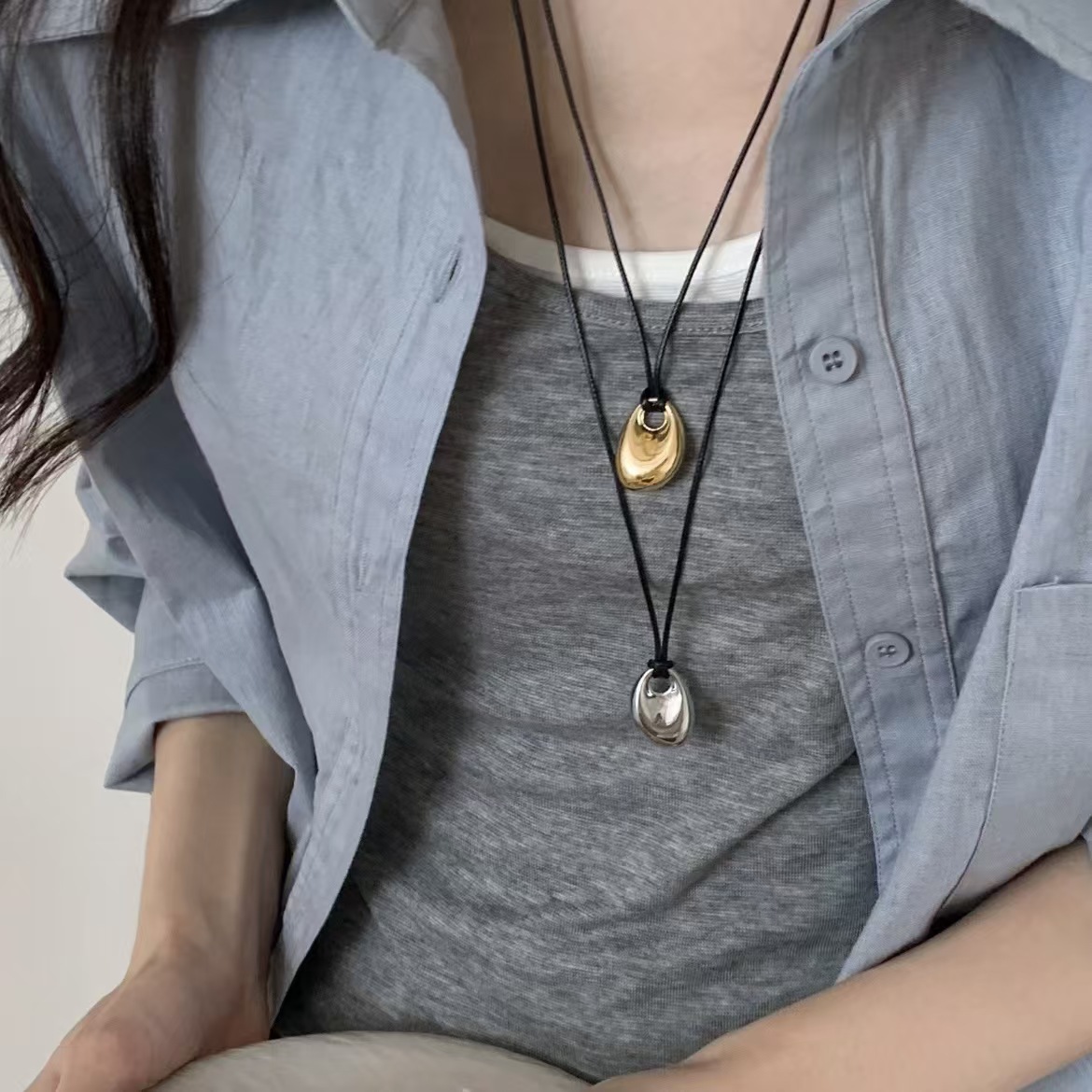 Kalung Liontin Kacang Warna Pe - Mens Fashion Trend 2026 ulasan dan harga