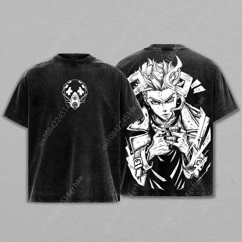 Gachiakuta Vintage Anime Washe - Graphic Tee Oversized ulasan dan harga