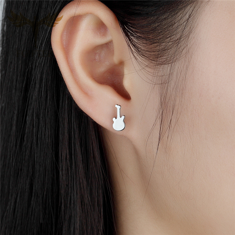 12 Pasang Anting Gitar Musik u - Mens Fashion Store ulasan dan harga