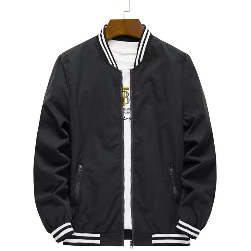 Jaket Baseball Bomber Kasual M - Men'S Fashion Zip Sweater ulasan dan harga