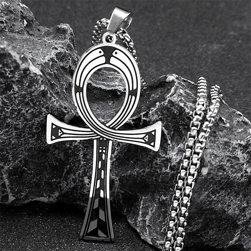 Kalung Liontin Kunci Kehidupan - Men Fashion Egypt ulasan dan harga