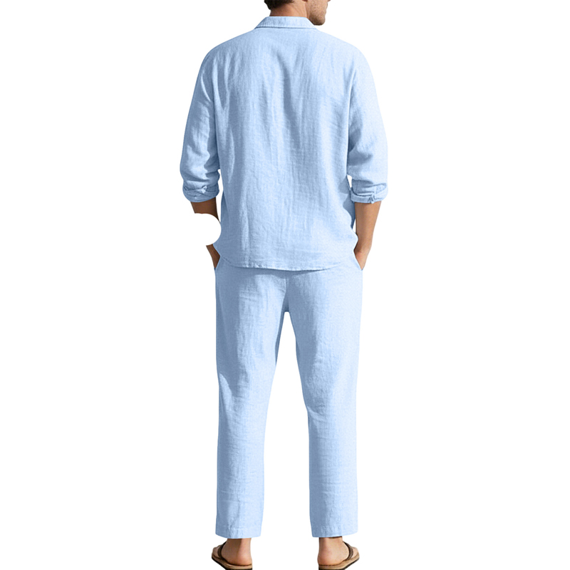 Set Kasual Linen Musim Semi Mu - Men'S Fashion Pants ulasan dan harga