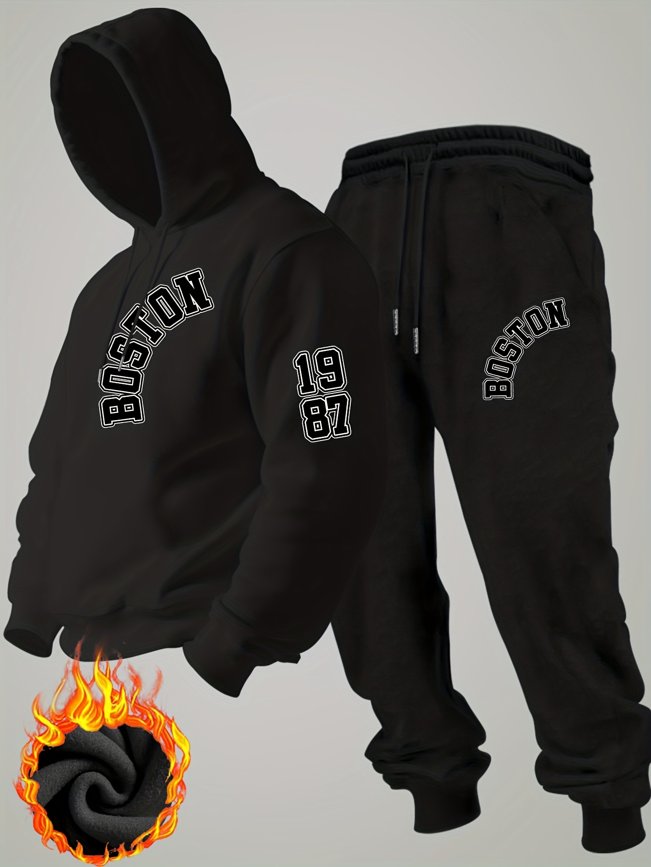 2026 Setelan Hoodie Fleece Mus - Mens Fashion Casual 2026 ulasan dan harga
