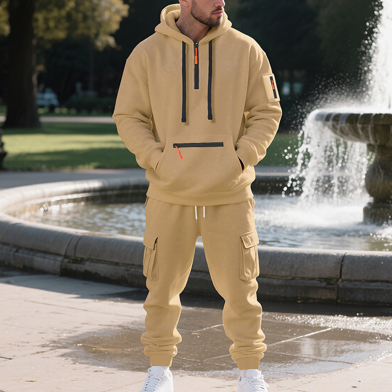 Setelan olahraga pria gaya mus - Men'S Fashion Zip Sweater ulasan dan harga