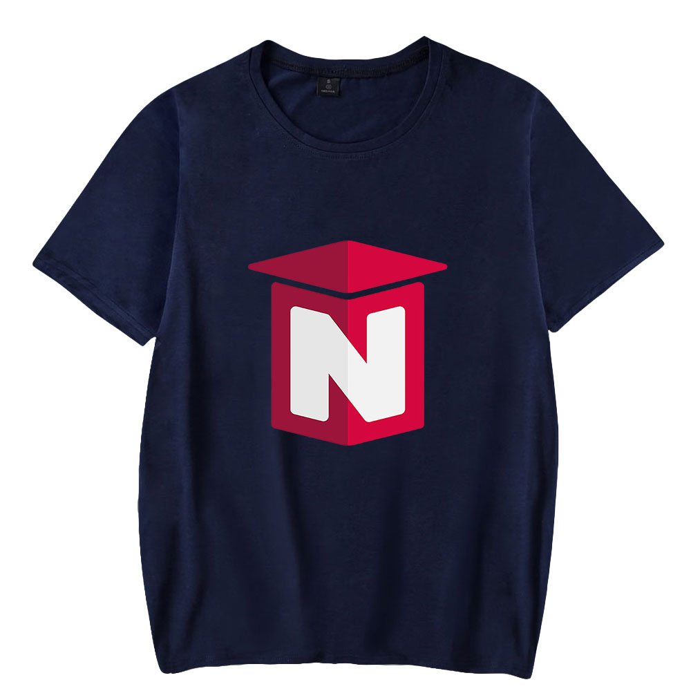 Kaus Cetak Logo Nought Merch N - Men Fashion Youtubers ulasan dan harga