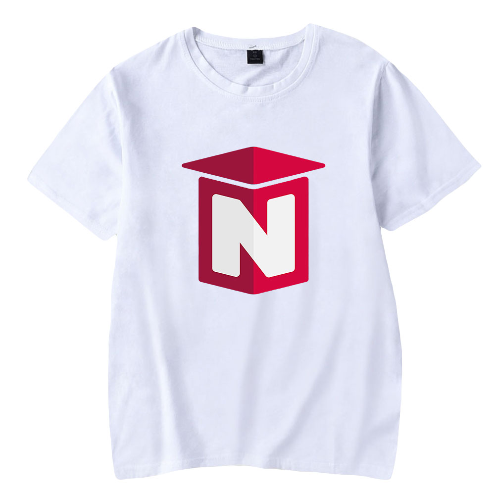 Kaus Cetak Logo Nought Merch N - Men Fashion Youtubers ulasan dan harga